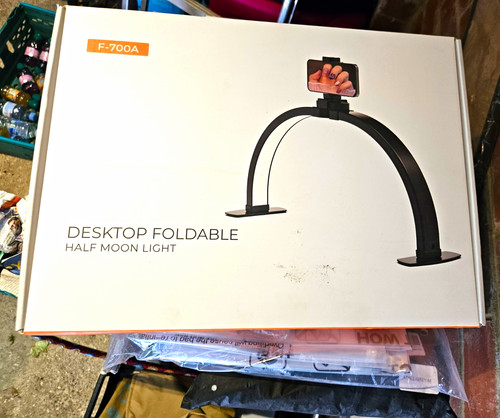Foldable half moon led - foldable, desk
