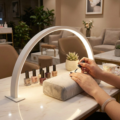 Half moon design - moon, lamp