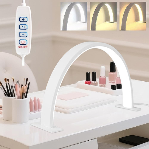 Nail light for desk half - light,