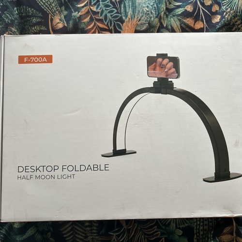 Dimmable led half moon desk - led,