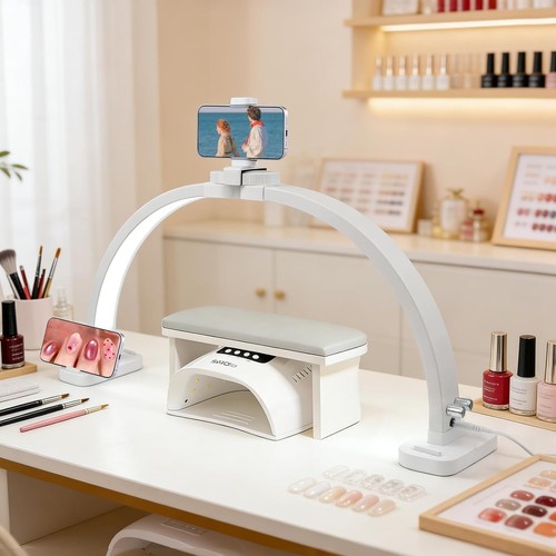 Half moon light - half, desk