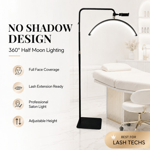 Half moon lash light - lash, led