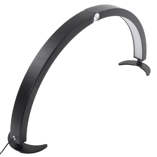 Led half moon nail desk - desk, lamp