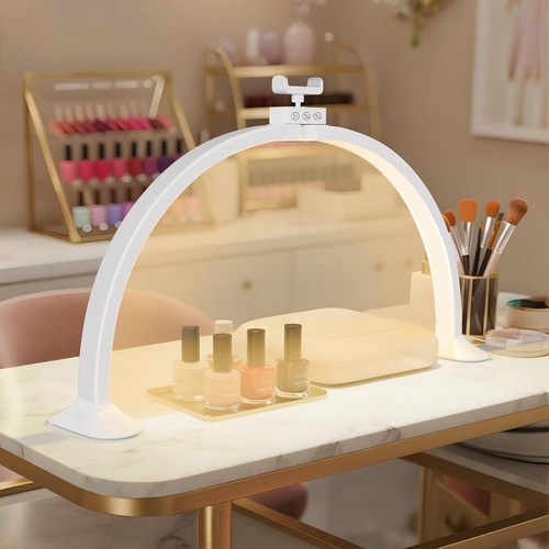 Half moon light - light, desk